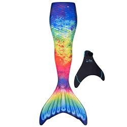 Fin Fun Mermaid Tails for Swimming with Monofin - Kids and Adult Sizes - Limited Edition