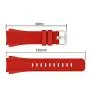 GOSETH Compatible with Samsung Galaxy (46mm),Watch Bands, 22mm Straight Stripe Silicone Wrist Strap Replacement Buckle Band for Samsung Galaxy SM-800/SM-805 SmartWatch (Red)