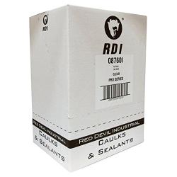 Red Devil RD Pro Construction Grade Siliconized Acrylic Sealant Clear, 10.1 Oz., Case of 12