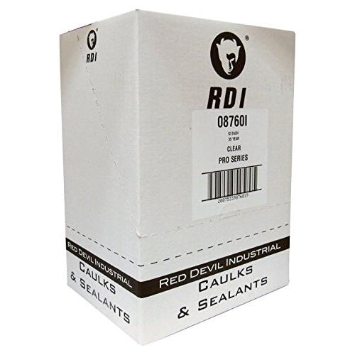 Red Devil RD Pro Construction Grade Siliconized Acrylic Sealant Clear, 10.1 Oz., Case of 12