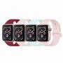 YANCH Compatible with for Apple Watch Band 38mm 42mm 40mm 44mm, Soft Silicone Sport Band Replacement Wrist Strap Compatible with for iWatch Series 4/3/2/1, Nike+,Sport,Edition