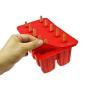 10-Cavity Frozen Ice Cream Pop Mold Ice Cream Mold Popsicle Mould with Silicone Lid Popsicle Frozen Mold for Kitchenware
