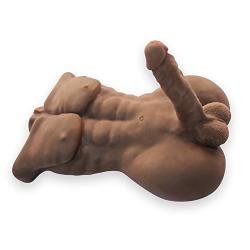 Muajsia Full Size Body Lifelike Real Solid Love Toy with Male Torso