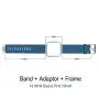 Simpeak for Fitbit Blaze Bands with Frame, Silicone Replacement Band Strap with Frame Case for Fit bit Blaze Smart Fitness Watch, Small/Large