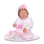 Pinky 22 Inch 55cm Realistic Looking and Lifelike Reborn Doll Girl Full Body Silicone Newborn Babies Dolls Reborn Toddler Toy for Kid Birthday Xmas Present