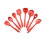 Silicone Kitchenware 8 Piece Set Non-stick Shovel Cooking Pot Shovel Does Not Hurt The Pot High Temperature Cooking Shovel