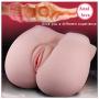 3D Realistic D-o-ll Lifelike-Pussey Pocket Prime Silicone Hands Free Male M-asturbation Toy