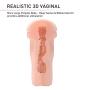 Aivrobta Deluxe Pussy Ass Masturbator-Male Masturbator Toys with Dual Deep Vagina & Anal 3D Realistic Tunnels-4.63 Pounds Lifelike Ass for Adult Masturbation (Black Masturbator)