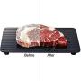 Quick Thaw Plate Rapid Thaw Plate with Silicone Foot Thaw Board Kitchenware