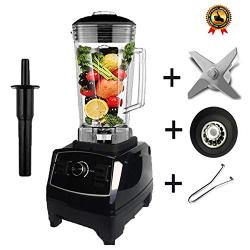 2200W Heavy Duty Commercial Blender Professional Blender Mixer Food Processor Japan Blade Juicer Ice Smoothie Machine,Black Full Parts1,Au Plug