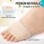 Ball of Foot Cushions Sleeves Forefoot Pads 【Poron Pad - Made in USA】Metatarsal Pads Soft Fabric Support Pain Relief Foot Health Care Tight Fitting Feet for Women and Men (Beige, Free Size)