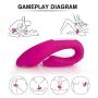 Silicone Toy Rechargebale Clǐtoral Suckǐng Vǐbrator, Upgraded Powerful 10 Speed Tongue Vǐbrate Toy Clǐtorial Sùcking Toy for Female T Shirt Tight Design
