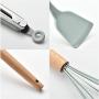 WSPQ Kitchenware Set, Silicone Cooking Utensil Set, Suitable for All Kinds of Cooking, Baking, Including Spatula, Soup Spoon, Colander, Pasta Spoon