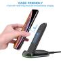 Yootech Wireless Charger,[2 Pack] 10W Max Qi-Certified Wireless Charging Stand, Compatible with iPhone 11/11 Pro/11 Pro Max/Xs MAX/XR/XS/X/8,Galaxy Note 10/Note 10 Plus/S10 Plus/S10E(No AC Adapter)