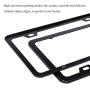 Airisoer License Plate Frame Black Matte Aluminum with Bolts Washer Caps, Car Licenses Plate Covers Holders for US Vehicles, 2 Pcs 2 Holes