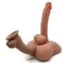 Muajsia 3D Realistic Lifesize Male Silicone Torso Love Doles for Women Toy