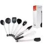 Silicone Kitchenware Stainless Steel Pipe Handle High Temperature Silicone Kitchenware Kitchen Tool 8 Piece Egg Beater Key Spoon Spoon Shovel