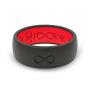 Groove Life - Silicone Ring for Men and Women Wedding or Engagement Rubber Band with Lifetime Coverage, Breathable Grooves, Comfort Fit, and Durability - Original Solid