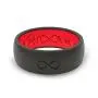 Groove Life - Silicone Ring for Men and Women Wedding or Engagement Rubber Band with Lifetime Coverage, Breathable Grooves, Comfort Fit, and Durability - Original Solid