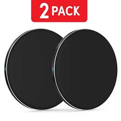 Wireless Charger 5W (2 Pack) by TalkWorks | Qi Certified Wireless Charging Pad (No Wall Adapter) for Apple iPhone XS, iPhone XS Max, iPhone XR, iPhone X, iPhone 8, Samsung Galaxy S10, 9, 8 ? Black