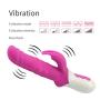 Rabbit Vibrator Sex Toy for Vagina and Clitoris Stimulator, Luv-Spot Strong 3 in 1 Waterproof Rotating Beaded G-Spot Adult Massager for Women or Couples
