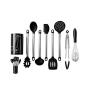 CWXDIAN Silicone Kitchenware Nine Piece Set Kitchenware Cookware Shovel Spoon Set, 9 Piece Set