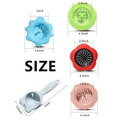 5 Pack Acrylic Pouring Strainers, Plastic Silicone Paint Pouring Strainers for Pouring Acrylic Paint and Creating Unique Patterns and Designs, Silicone Drain Basket, Flow Painting, Art Supplies