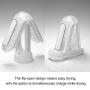 TENGA FLIP 0 (Zero) Electronic Massage Cup for Men Masturbation, Reusable Stimulating Pleasure Device, Male Toy Masturbator, TFZ-101 White