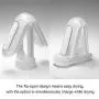 TENGA FLIP 0 (Zero) Electronic Massage Cup for Men Masturbation, Reusable Stimulating Pleasure Device, Male Toy Masturbator, TFZ-101 White