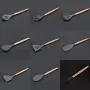 Silicone Wooden Handle Kitchen Set 8 Piece Non-stick Spatula Tool Set Cooking Utensils Kitchen Utensil Set