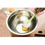 JunbosiKitchenware Kitchenware Set of 5 Non-Stick Kitchen Tools Cooking Shovel Spoons Translucent Silicone Kitchenware