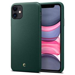 Ciel by CYRILL [Basic Leather Collection] Designed for Apple iPhone 11 Case (2019) - Forest Green
