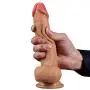 LEEPSEXY Realistic Dildos Double Layered Silicone Dildo Hyper Realistic Premium Penis Sex Toys with Suction Cup Insertable 5.9 inches/Width 1.6 inches