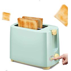 QIN.J.FANG-Kitchen Home Toaster 2 Slices,7-speed professional temperature control,Green