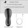 Male Aír-cr?ft Cup Vibrating Oral Cup, Black Men T-Shirt Warm Cup, Adult Toys for Men 100% Safe Silicone