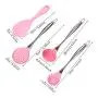 Pink Silicone Cooking Tools Stainless Steel Handle Kitchenware Dinnerware Tableware Heat Resistant Kitchen Utensils Accessories