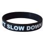 Reminderband Silicone Wristbands - 100 Pack - Personalized Customizable Rubber Bracelets - Customized for Motivation, Events, Gifts, Support, Causes, Fundraisers, Awareness - Men, Women