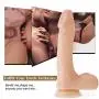 7.87 Inch Soft Silicone Layer Relax Massager Toys with Suction Cup Made of Health Material whyszygd