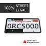 Rightcar Solutions Flawless Silicone License Plate Frame - Rust-Proof. Rattle-Proof. Weather-Proof. - Black