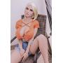 GOGO80- Love Huge Circ Sex Doll TPE Material Solid Silicone Toy for Adult Men Tan Skin