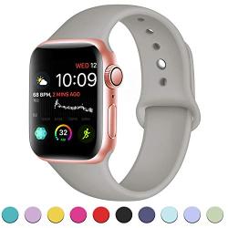 DaQin Band Compatible with Apple Watch 38mm 40mm 42mm 44mm for Women and Men, Sport Replacement Wristbands for iWatch Series 5 Series 4 Series 3/2/1, S/M, M/L