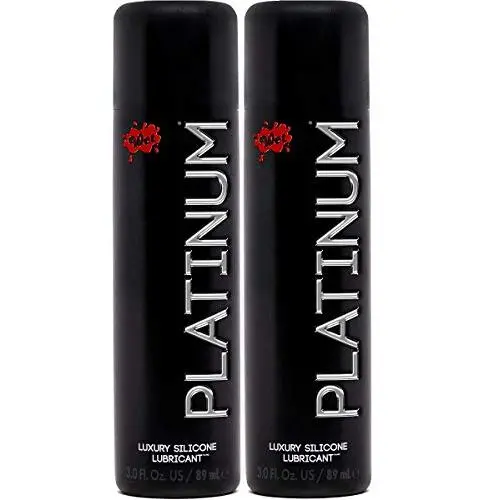 Wet Platinum Premium Silicone Lubricant, 3.0 oz (Pack of 2)