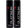 Wet Platinum Premium Silicone Lubricant, 3.0 oz (Pack of 2)