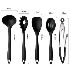 SKYyao Kitchen utensil set Silicone Kitchen Utensils 10 piece non-stick pot silicone Kitchenware set cooking scoop tool Silicone