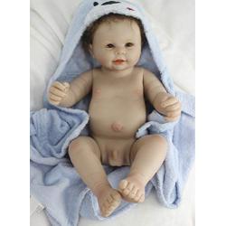 Reborn Baby Dolls Boy Full Body Silicone Lifelike Doll 22 inchs 55 cm Anatomically Correct Washable Toy Doll Handmade Children Gifts for Ages 3+ Prime