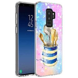 Kitchenware Clear Cover Case Fit Samsung Galaxy S9 Plus (2018) [6.2in] Trendy