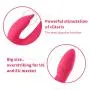 O-GAME Rabbit Vibrarator with 6 Vibrantion Modes Rechargeable Massager Quiet Dual Motor Silicone Toy for Women Couples