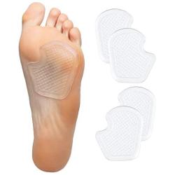 ZenToes Dancer Pads 4 Count Gel Cushions Protect and Relieve Metatarsal, Sesamoid, Ball of Foot Pain - 2 Pairs