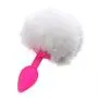 2 Pcs Anále Pl-ùg Tail Hairy Rabbit Tail Silicone B-ütt Pl-ùg Anále Cute Toys for Women