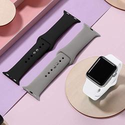 DaQin Band Compatible with Apple Watch 38mm 40mm 42mm 44mm for Women and Men, Sport Replacement Wristbands for iWatch Series 5 Series 4 Series 3/2/1, S/M, M/L